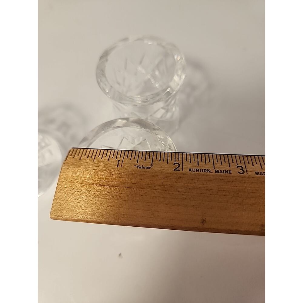 Waterford Napkin Rings Comeragh Vintage Crystal Waterford Napkin Holders - 4 - Picture 6 of 6